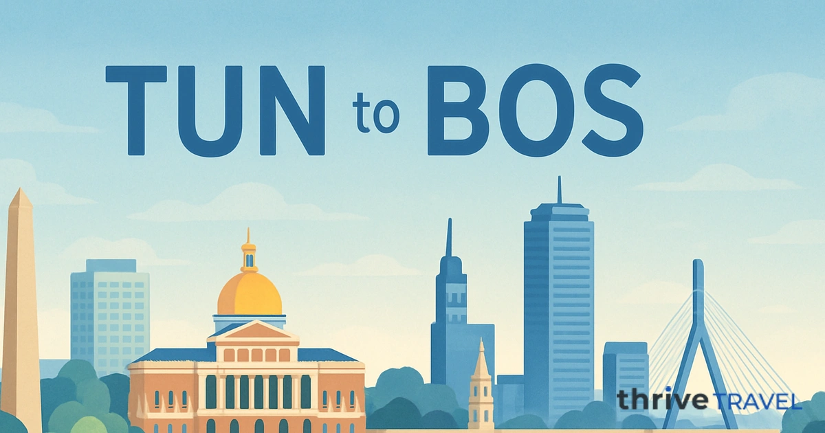 Tunis to Boston