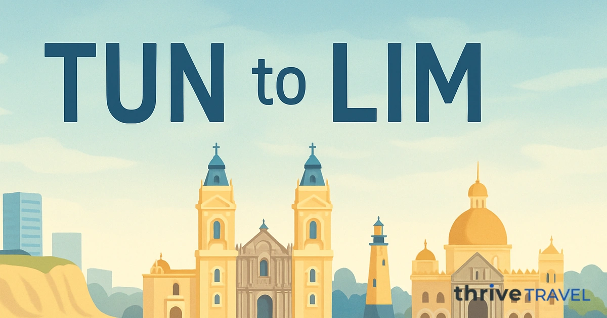 Tunis to Lima