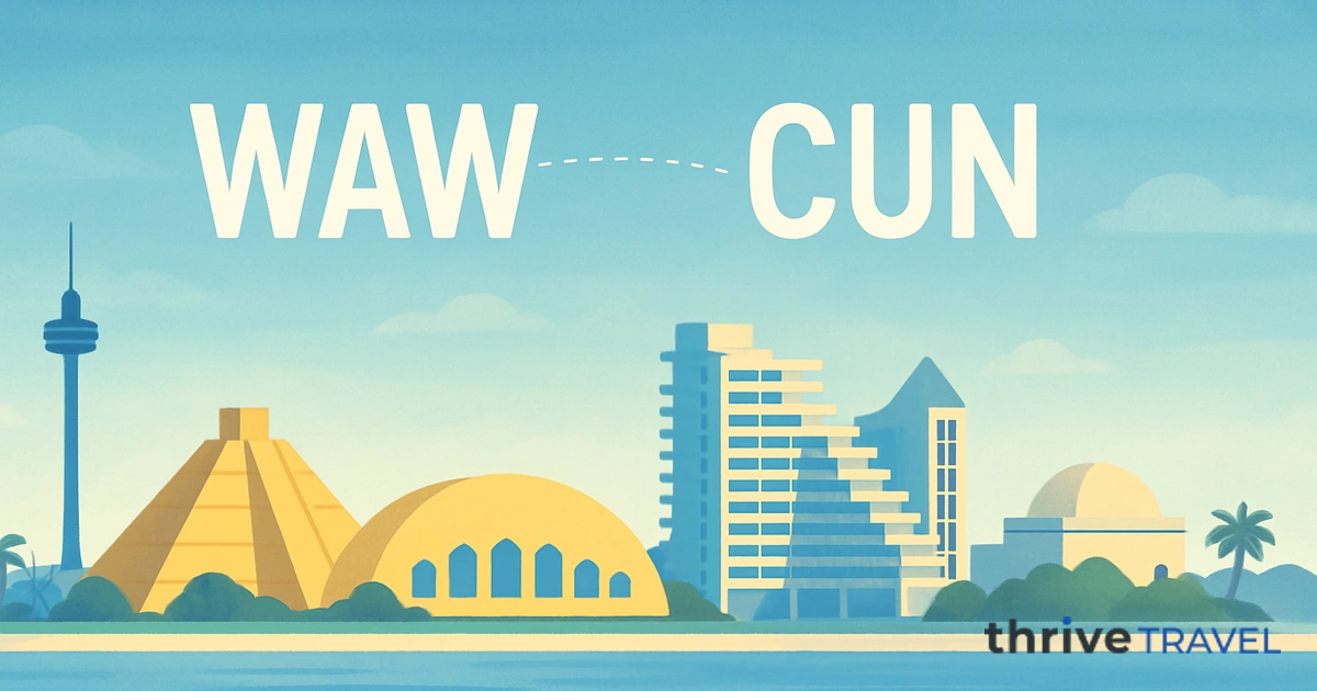 Warsaw to Cancun