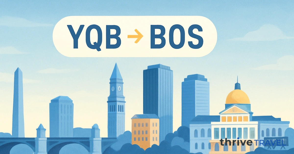 Quebec City to Boston