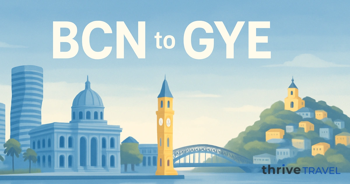 Barcelona to Guayaquil