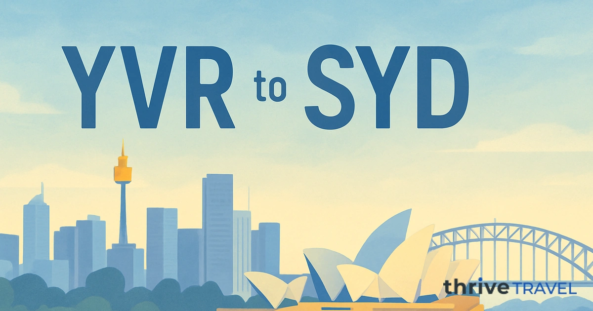 Vancouver to Sydney
