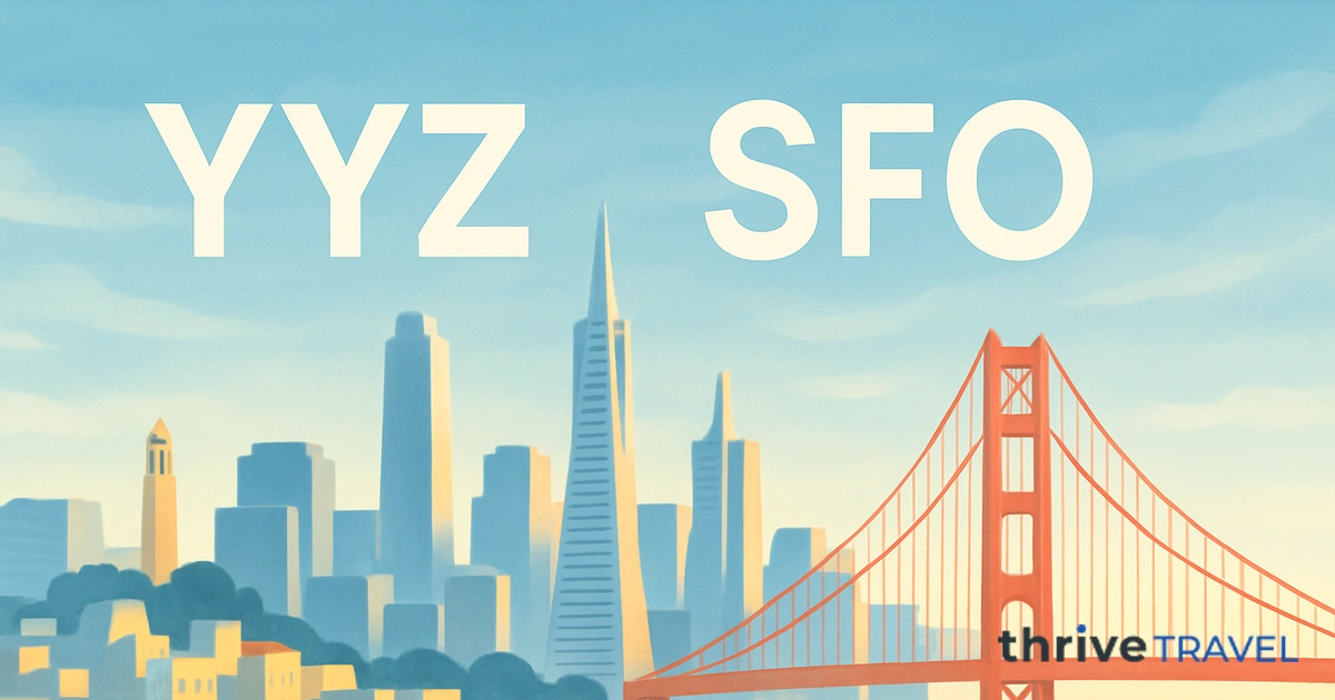 Toronto to San Francisco