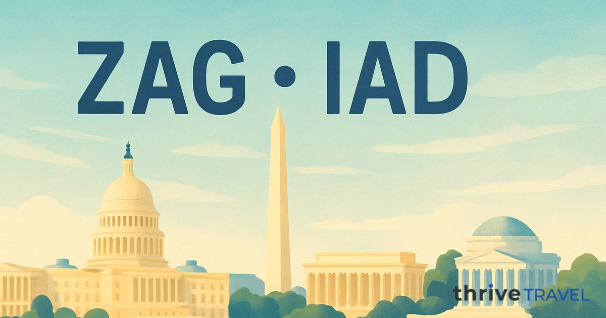 Zagreb to Washington