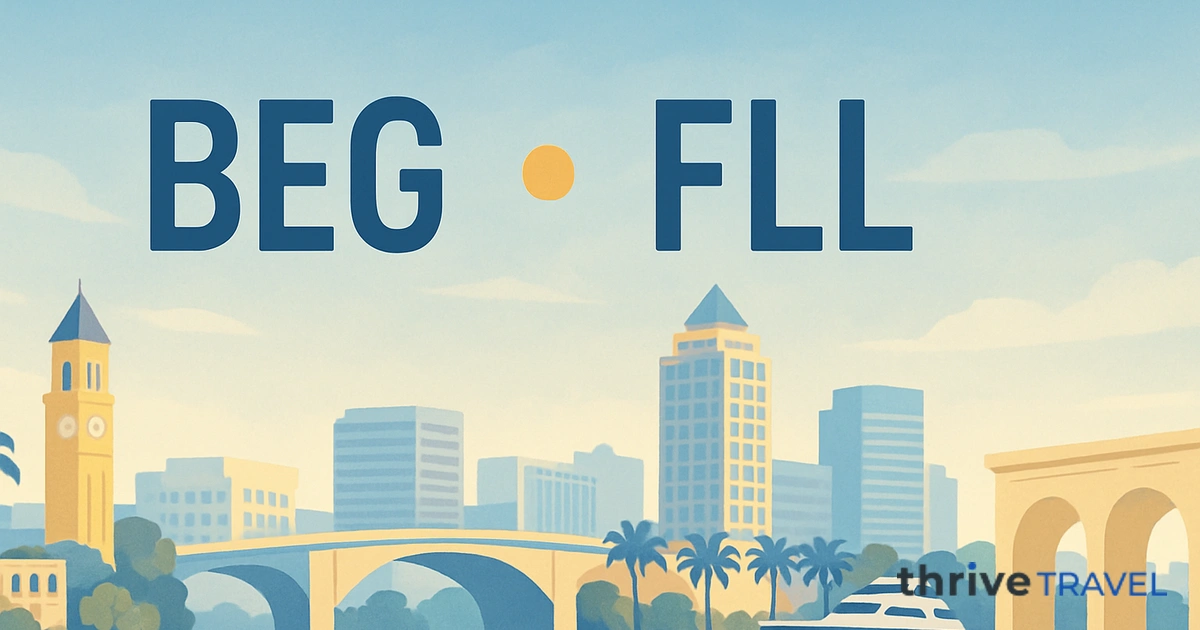 Belgrade to Fort Lauderdale