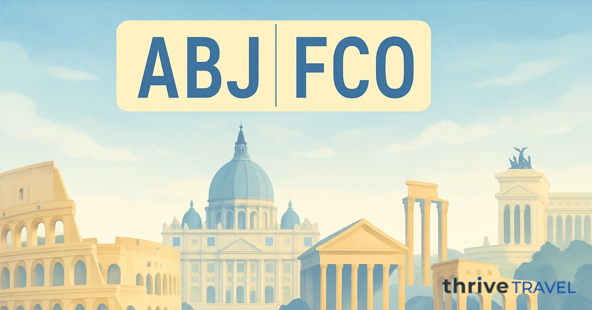 Abidjan to Rome