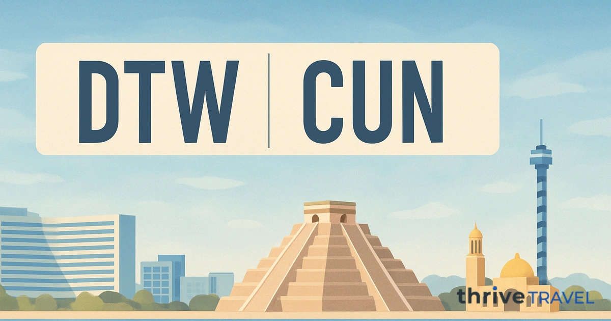 Detroit to Cancún