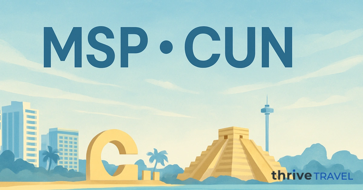 Minneapolis to Cancún