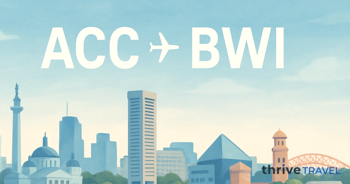 Accra to Baltimore