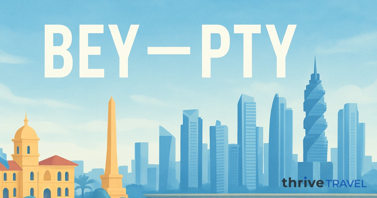 Beirut to Panama City