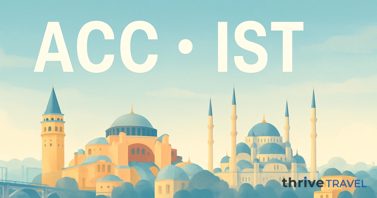 Accra to Istanbul