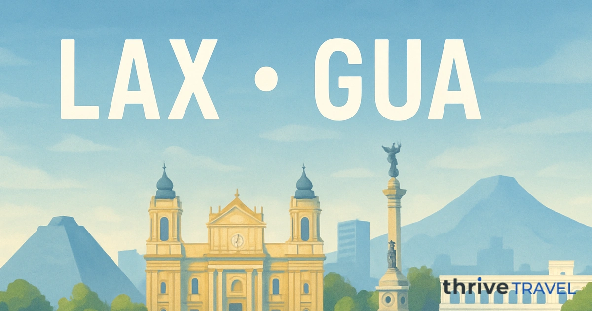 Los Angeles to Guatemala City