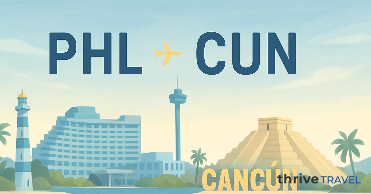 Philadelphia to Cancún