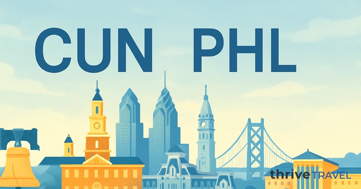 Cancun to Philadelphia