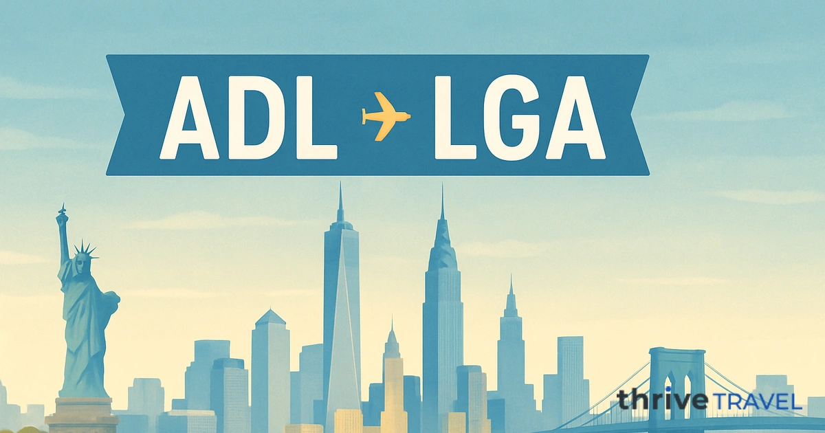 Adelaide to New York