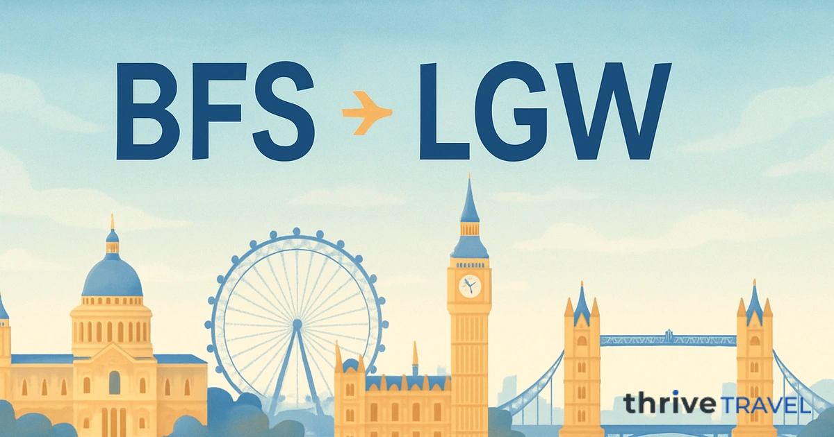 Belfast to London Gatwick