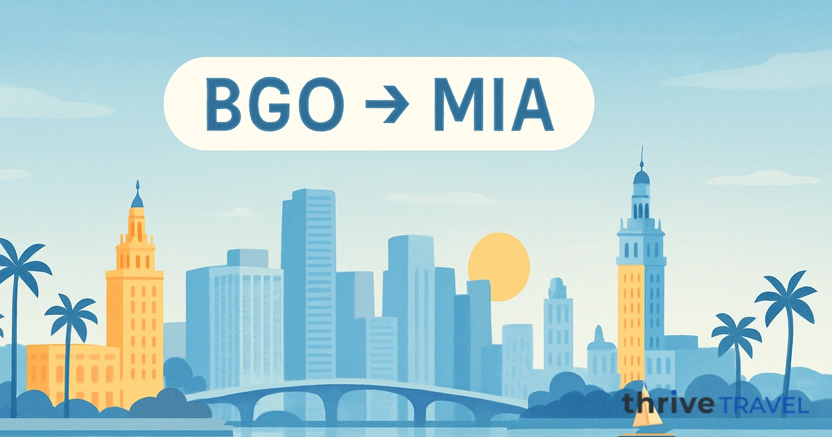 Bergen to Miami