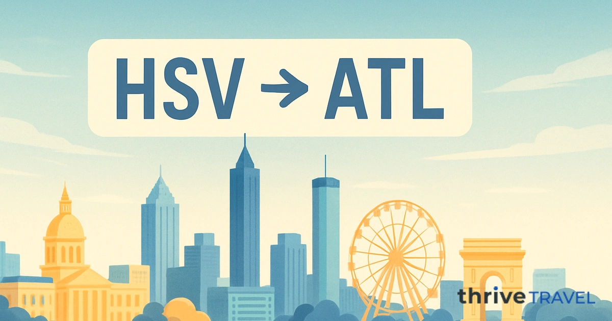 Huntsville to Atlanta