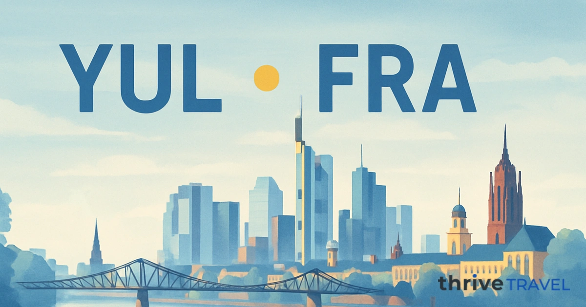 Montreal to Frankfurt