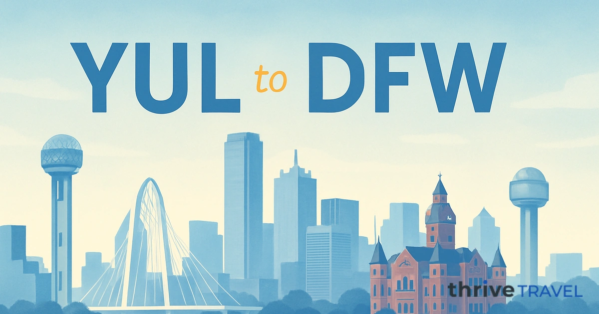 Montreal to Dallas