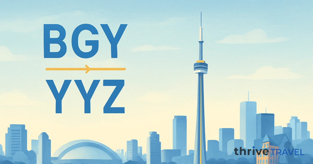 Milan to Toronto