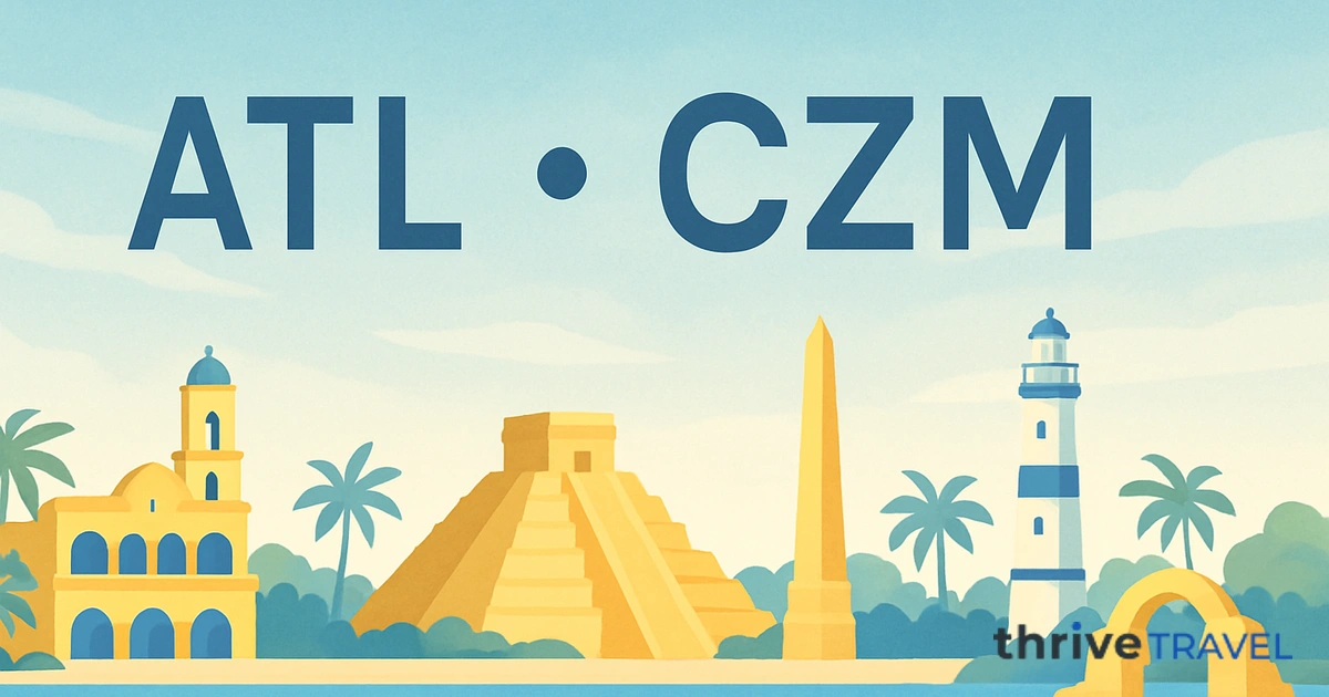 Atlanta to Cozumel
