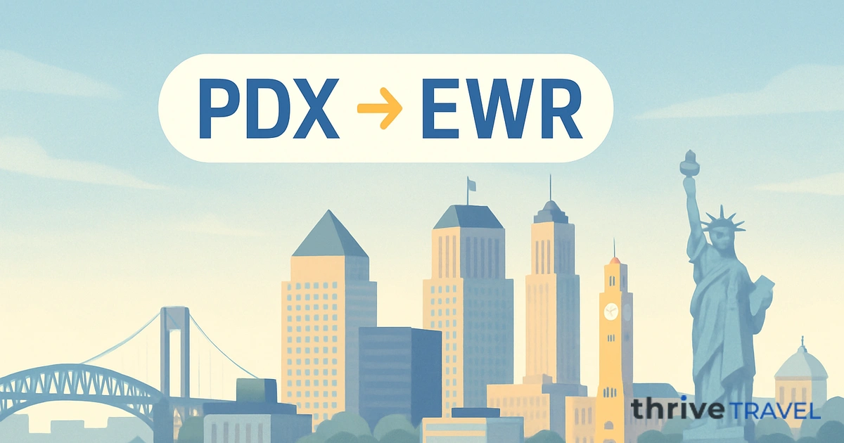 Portland to Newark
