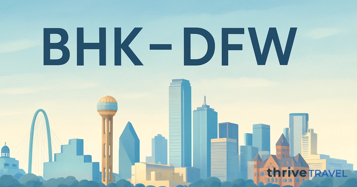 Bukhara to Dallas-Fort Worth