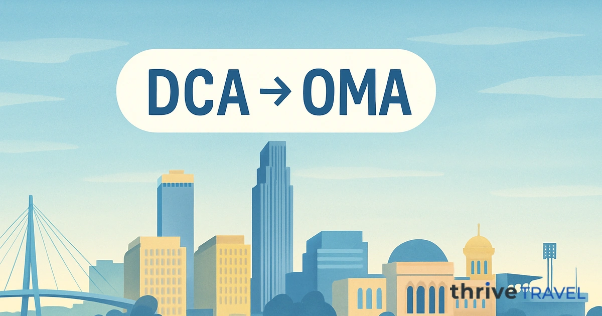 Washington to Omaha