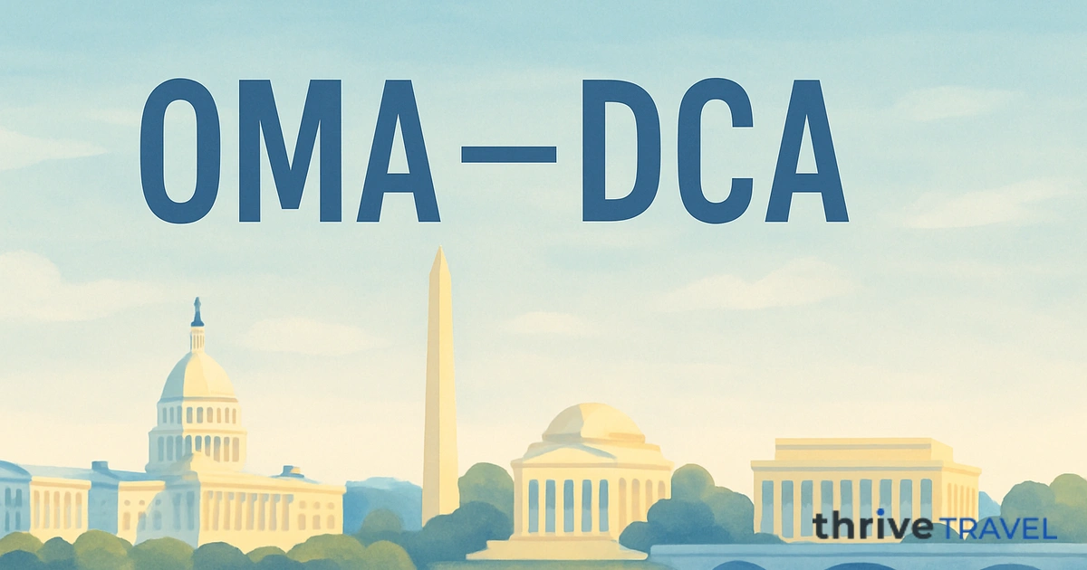 Omaha to Washington D.C.