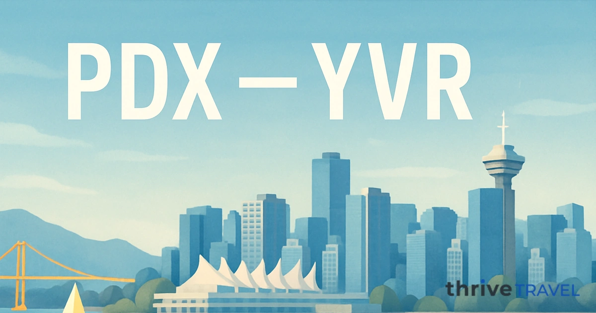 Portland to Vancouver