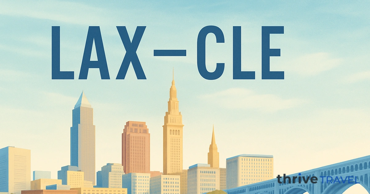 Los Angeles to Cleveland