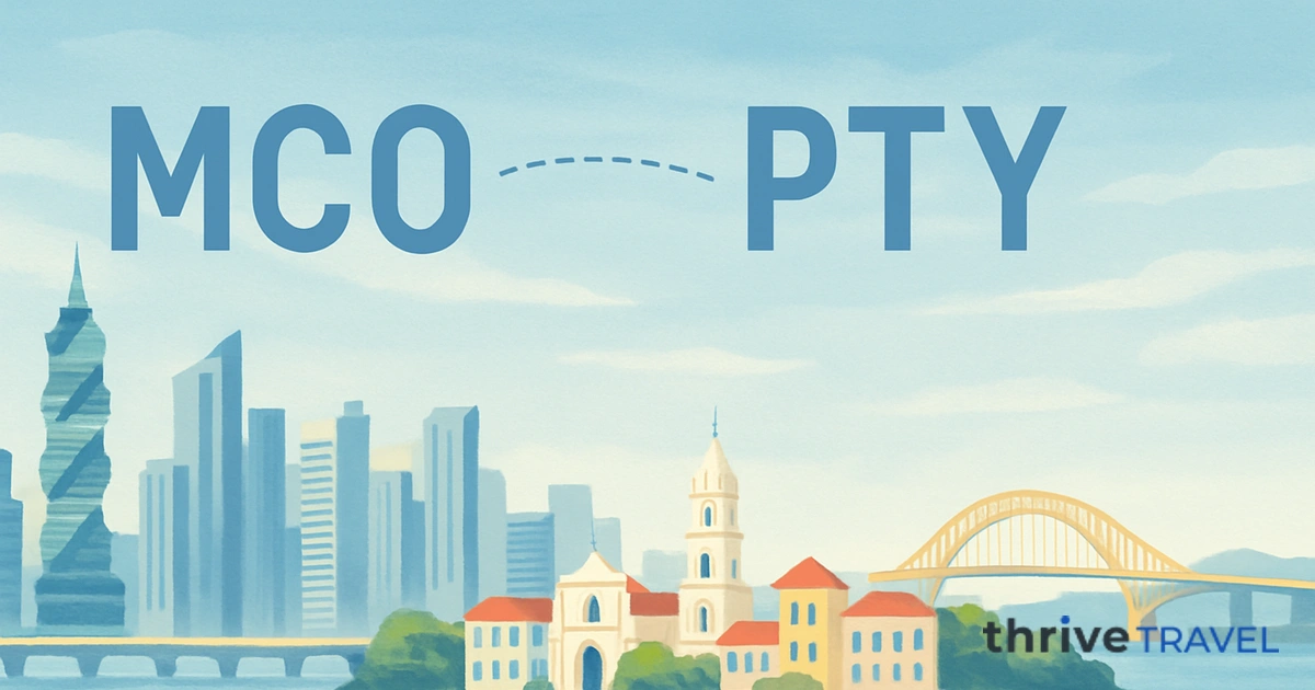 Orlando to Panama City