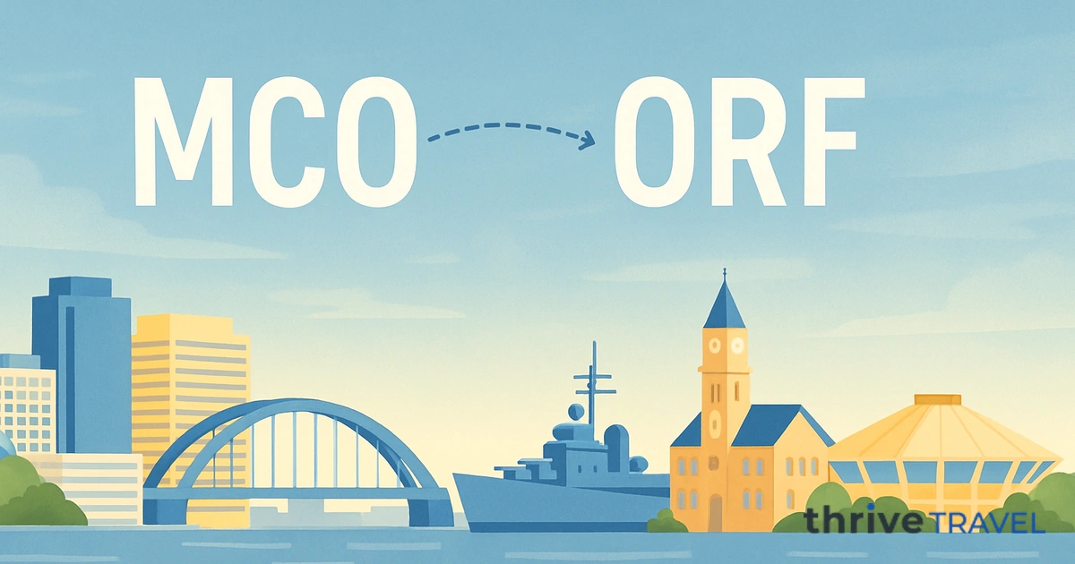 Orlando to Norfolk
