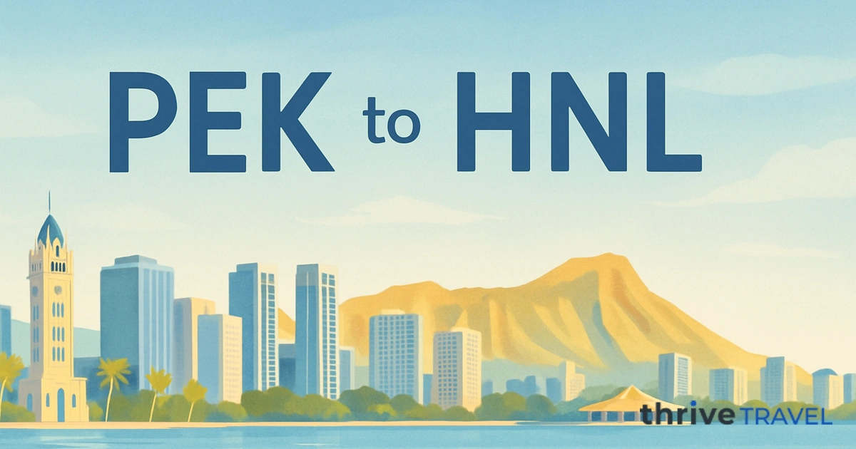 Beijing to Honolulu