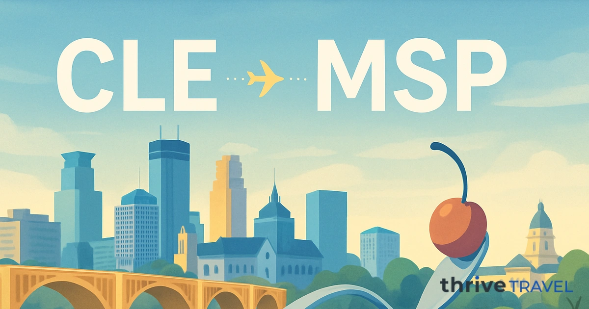 Cleveland to Minneapolis