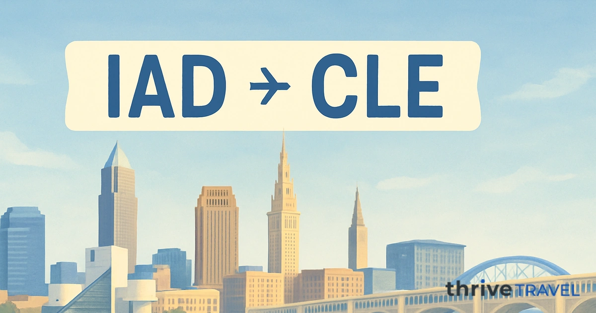 Washington to Cleveland