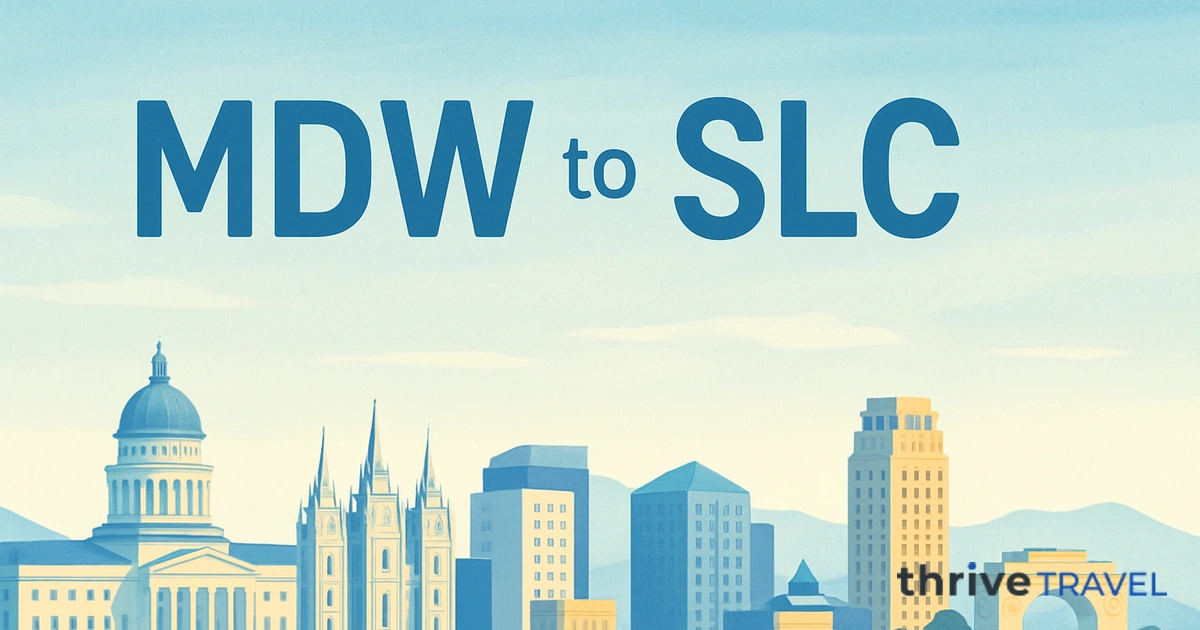 Chicago to Salt Lake City