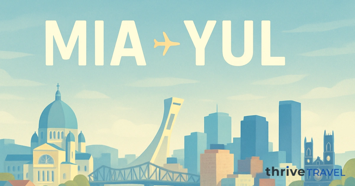 Miami to Montreal
