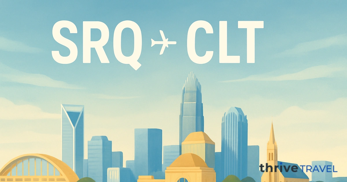Sarasota to Charlotte