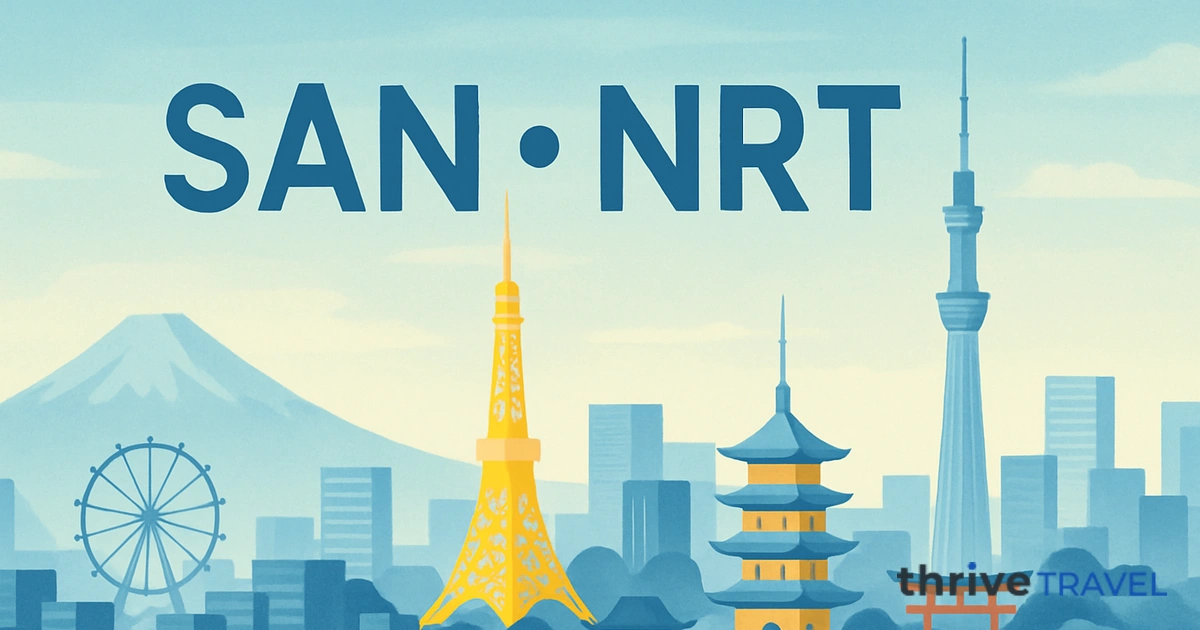 San Diego to Tokyo