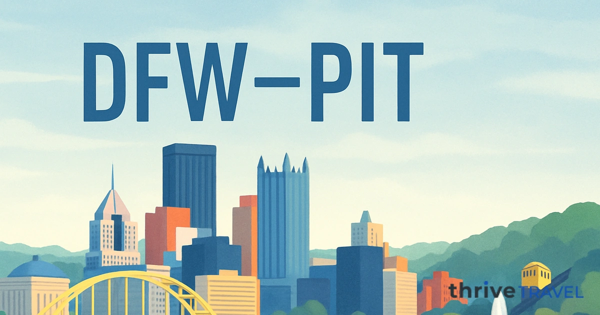Dallas to Pittsburgh