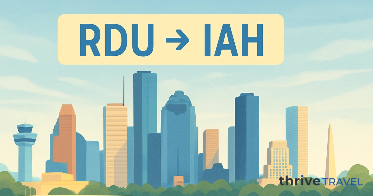 Raleigh to Houston