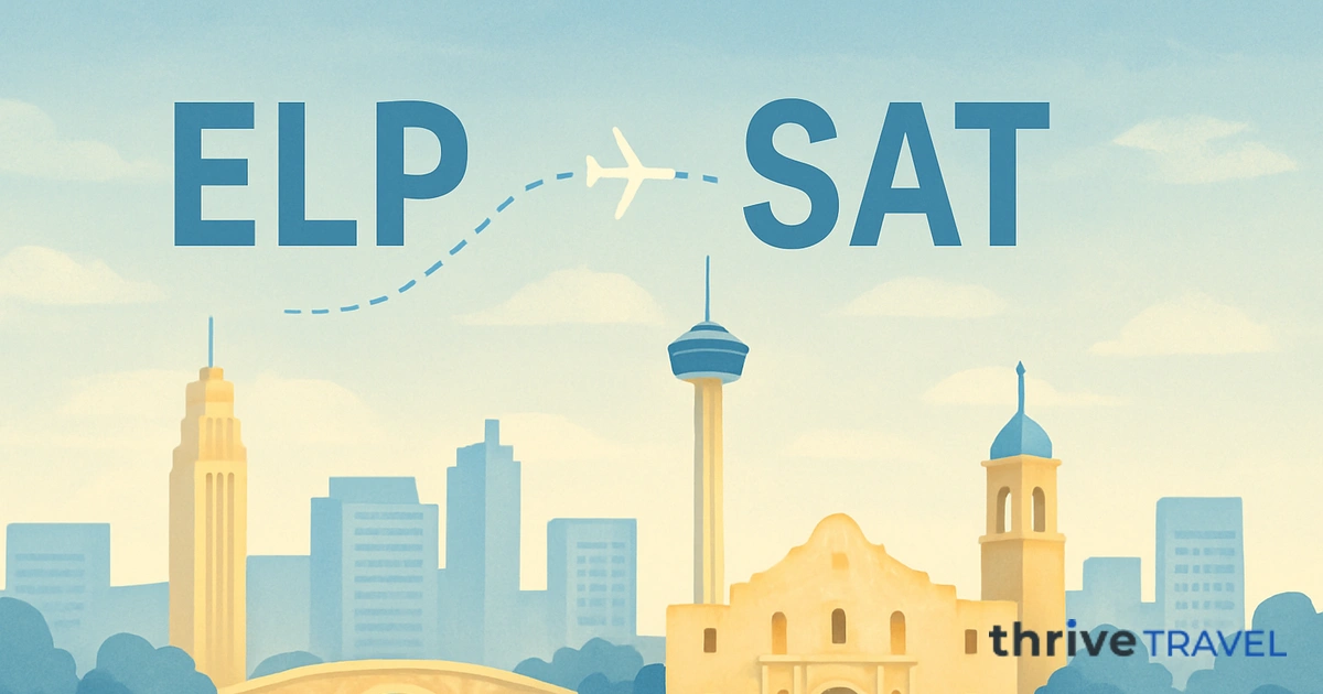 El Paso to San Antonio