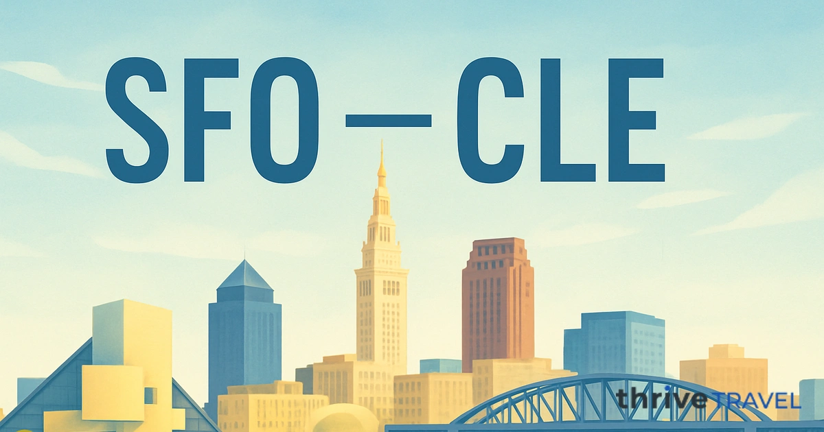 San Francisco to Cleveland