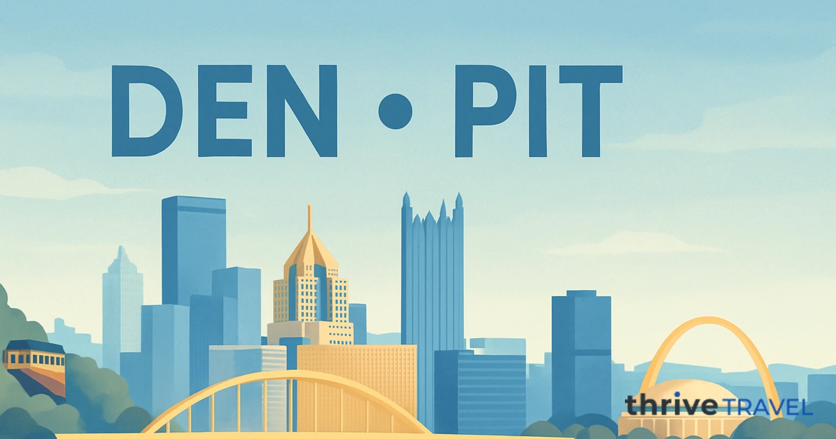 Denver to Pittsburgh