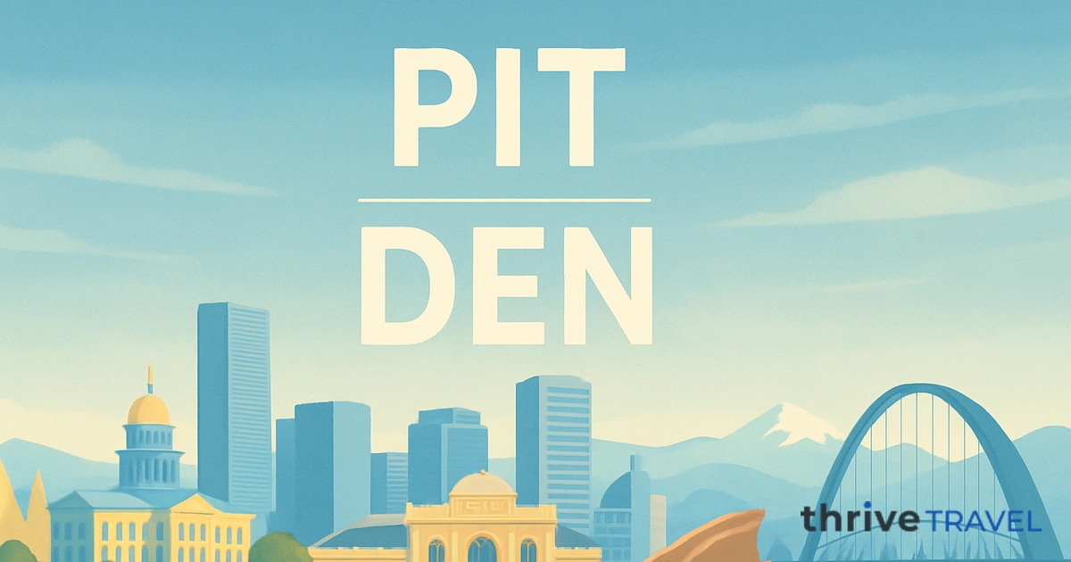 Pittsburgh to Denver