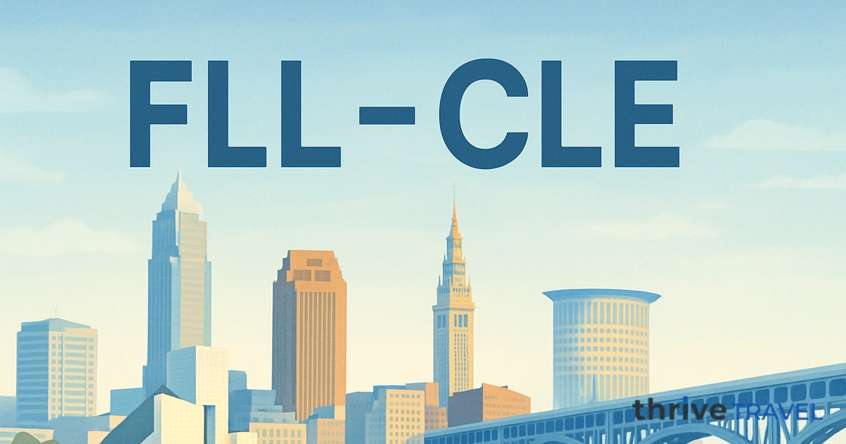 Fort Lauderdale to Cleveland