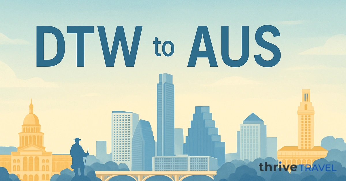 Detroit to Austin