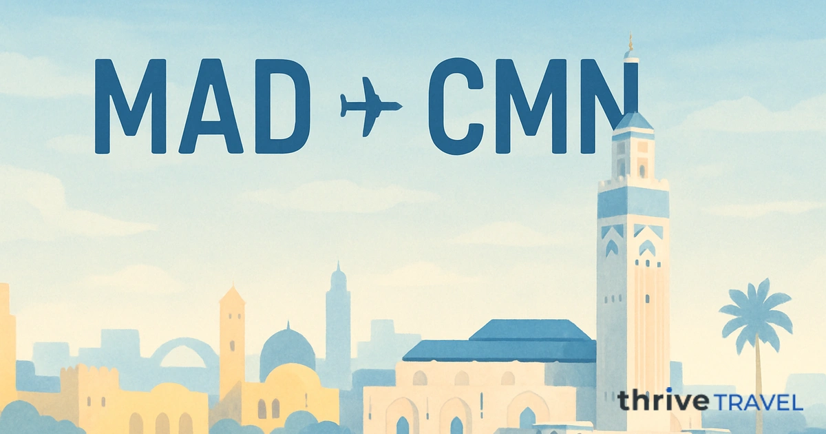 Madrid to Casablanca